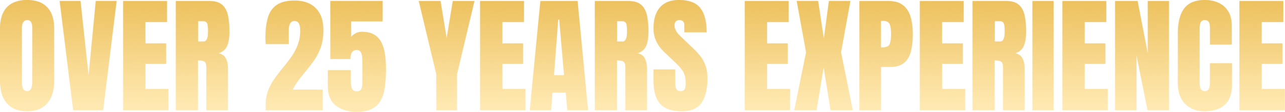 Banner: Over 25 years experience
