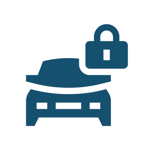 Car security lock icon